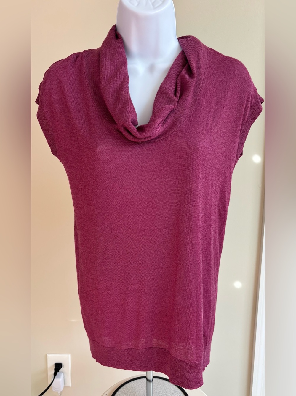 Ann Taylor Cowl Neck Sweater Tee